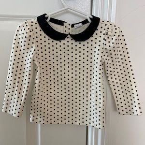 Baby Gap girls long sleeve ribbed tee